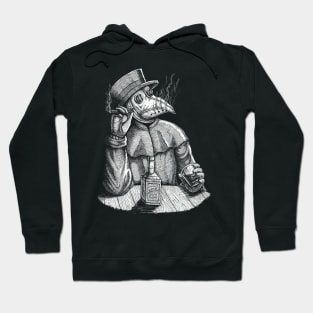 Relaxed Plague Doctor Hoodie